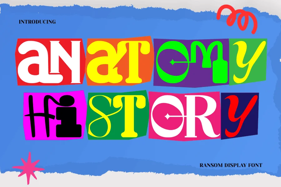 Anatomy History Demo Font