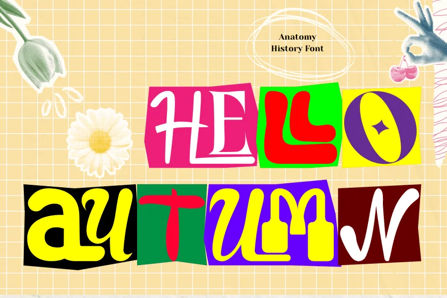 Anatomy History Demo Font preview 2