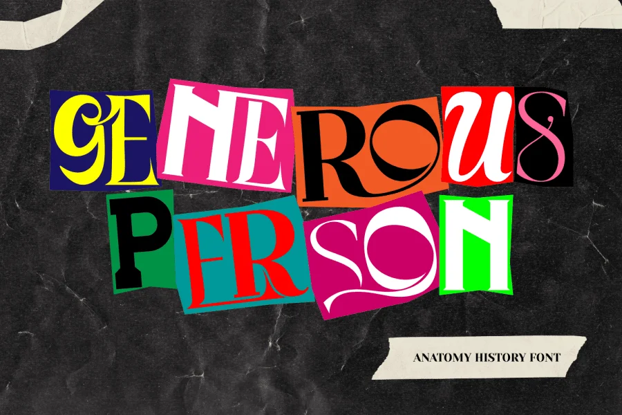Anatomy History Demo Font preview 6