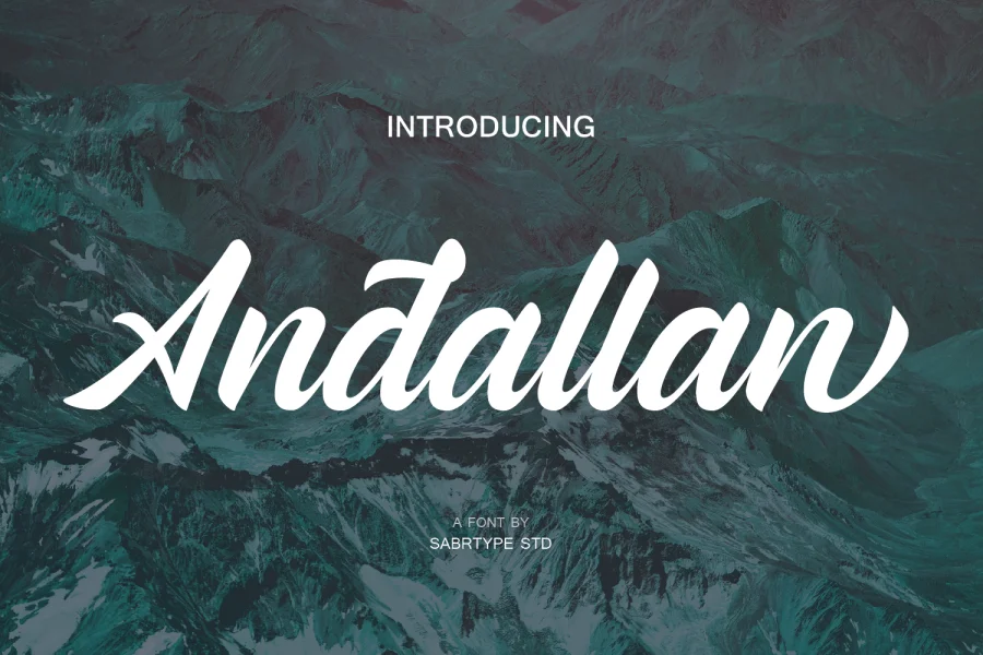 Andallan Demo Font preview 2