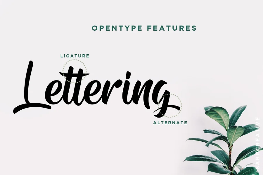 Andhibath Demo Font preview 3