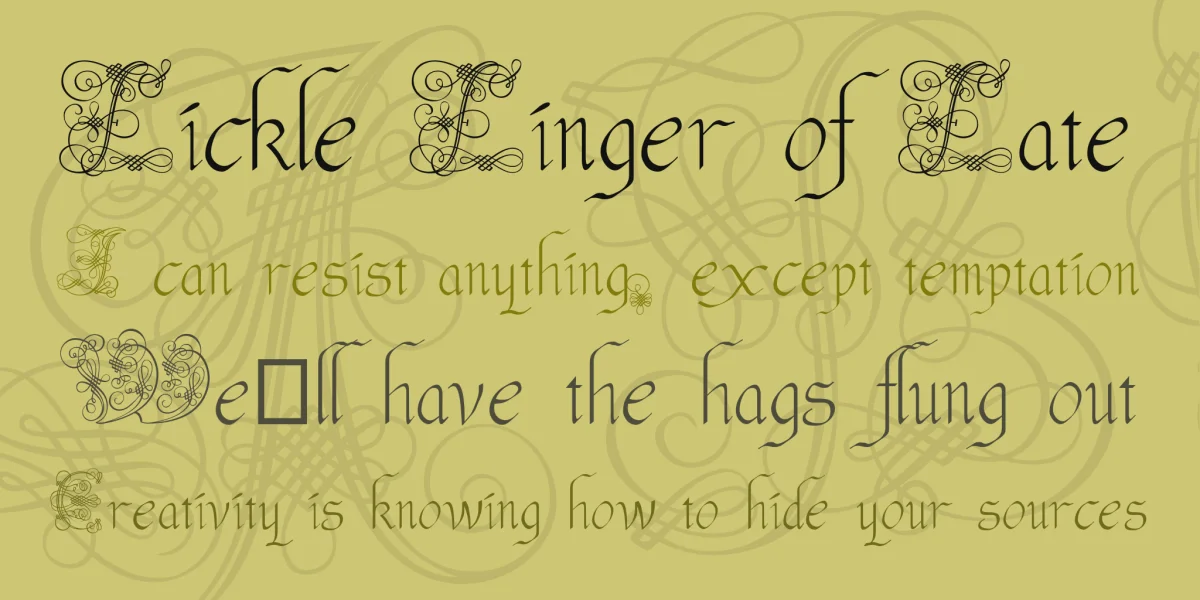 Andrade Font preview 2