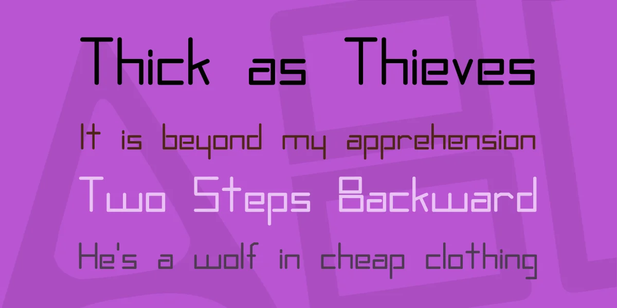 Andromeda Font preview 2