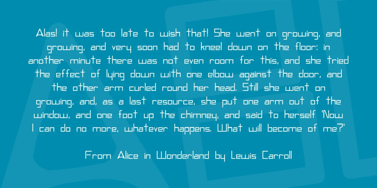 Andromeda Font preview 3