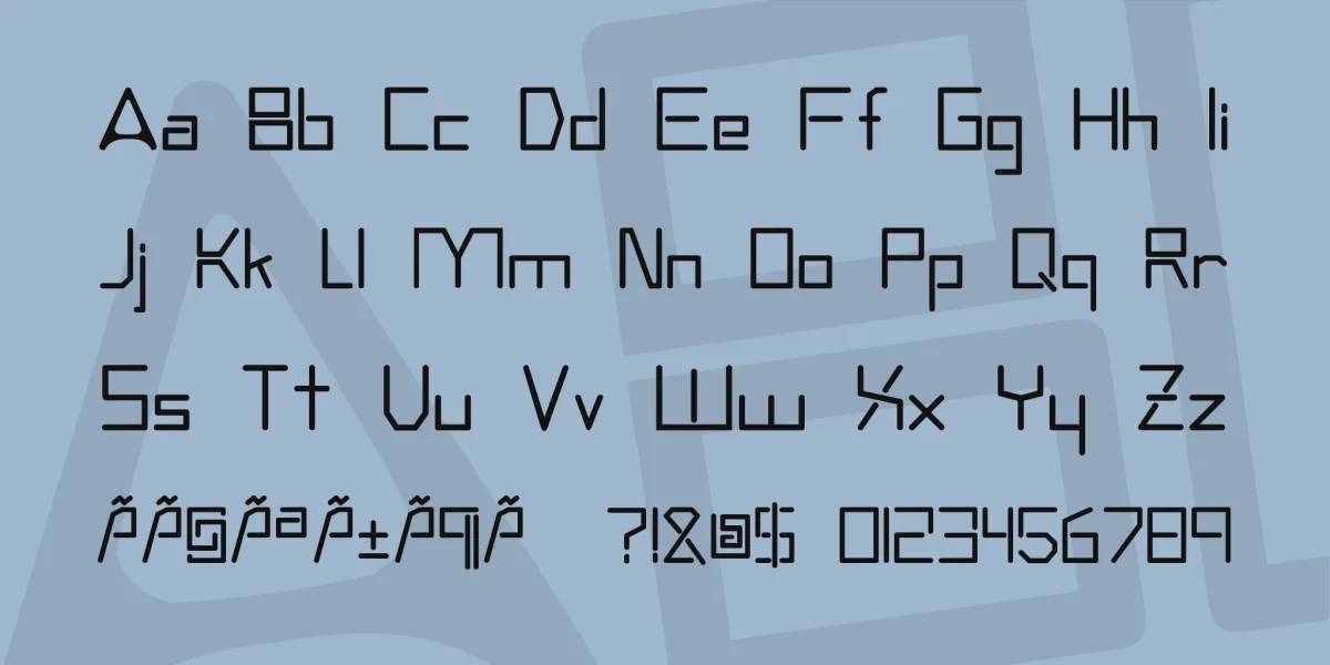 Andromeda Font preview 4