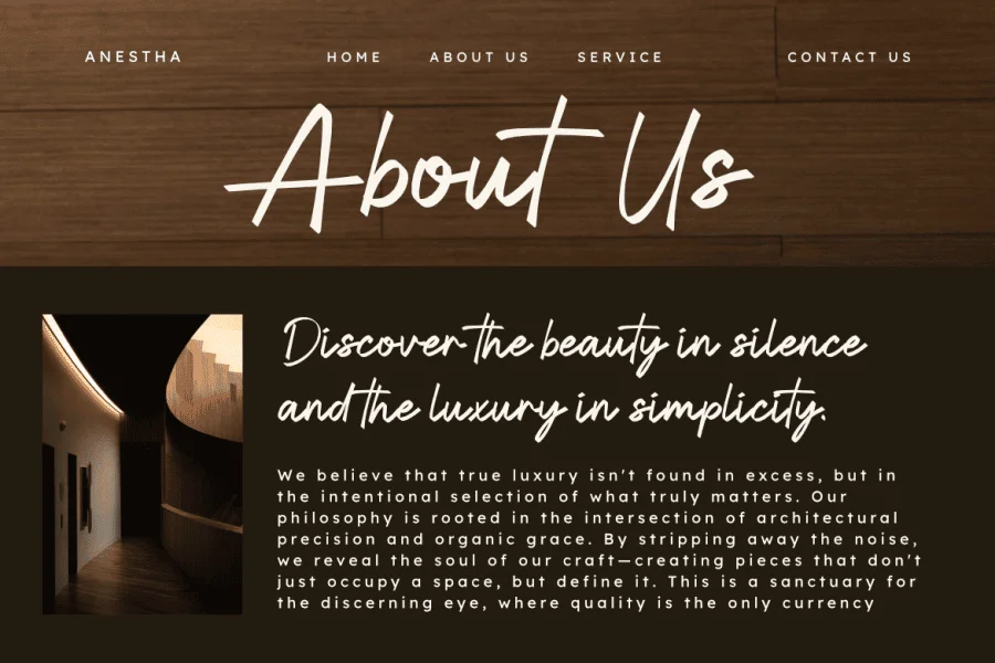 Anestha Script Font preview 3