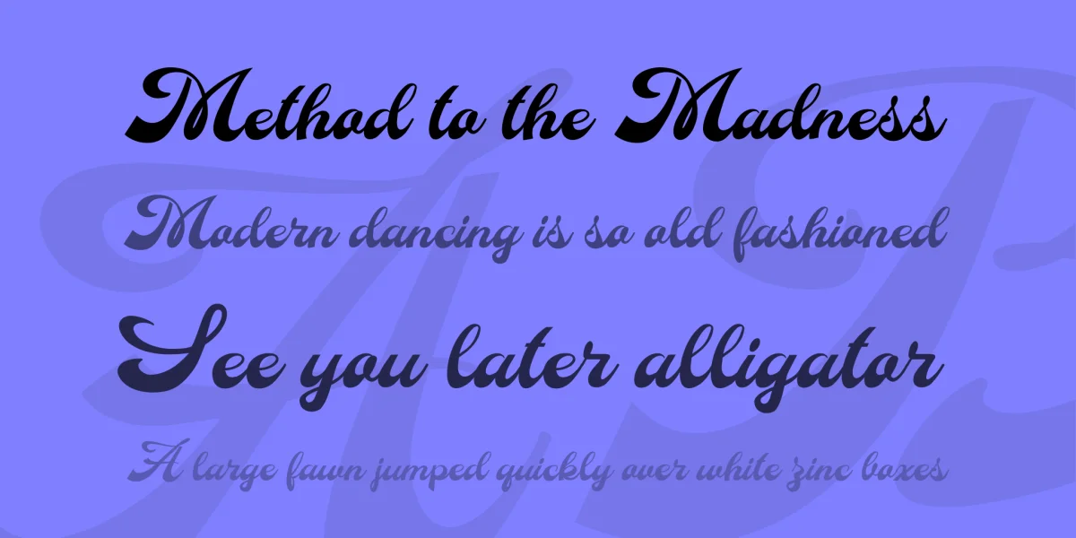 Anette Personal Use Font preview 3