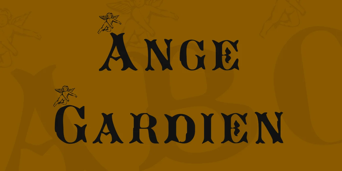Ange Gardien Font