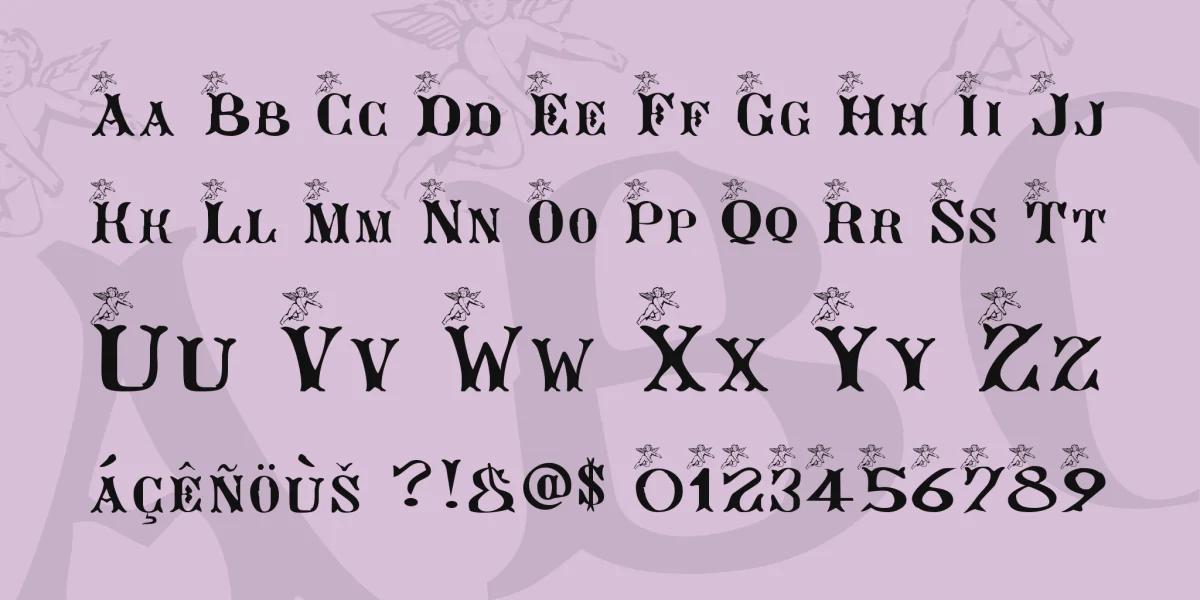 Ange Gardien Font preview 2