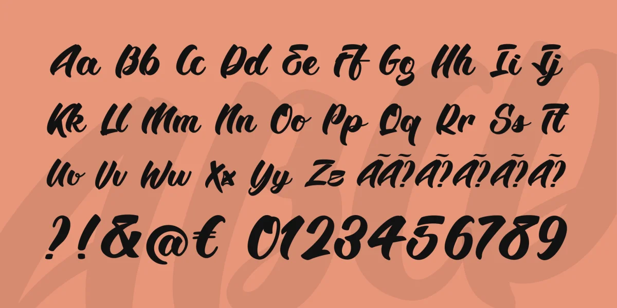Angelika Font preview 4