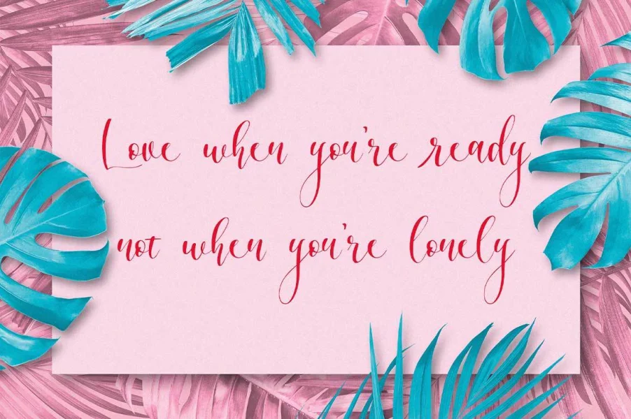 Angelina Script Font preview 2