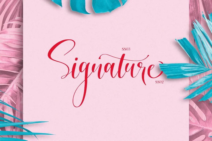 Angelina Script Font preview 3
