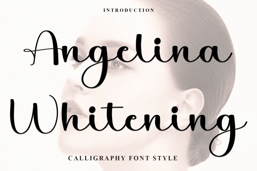 Angelina Whitening Font