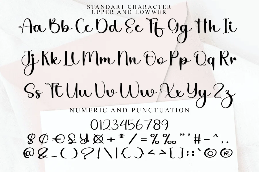 Angelina Whitening Font preview 5