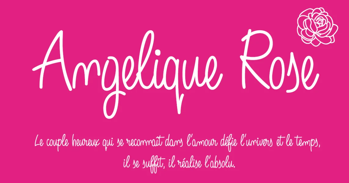 Angelique Rose Font