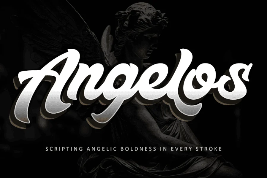 Angelos-Personal use Font