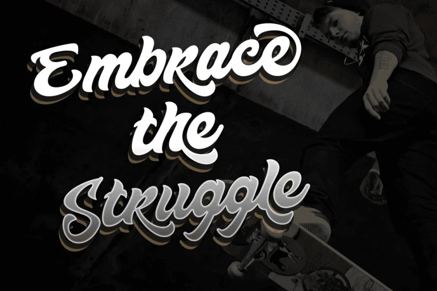 Angelos-Personal use Font preview 8