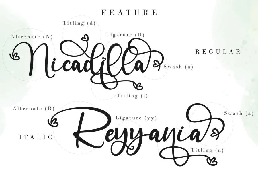 Angelynn Font preview 8