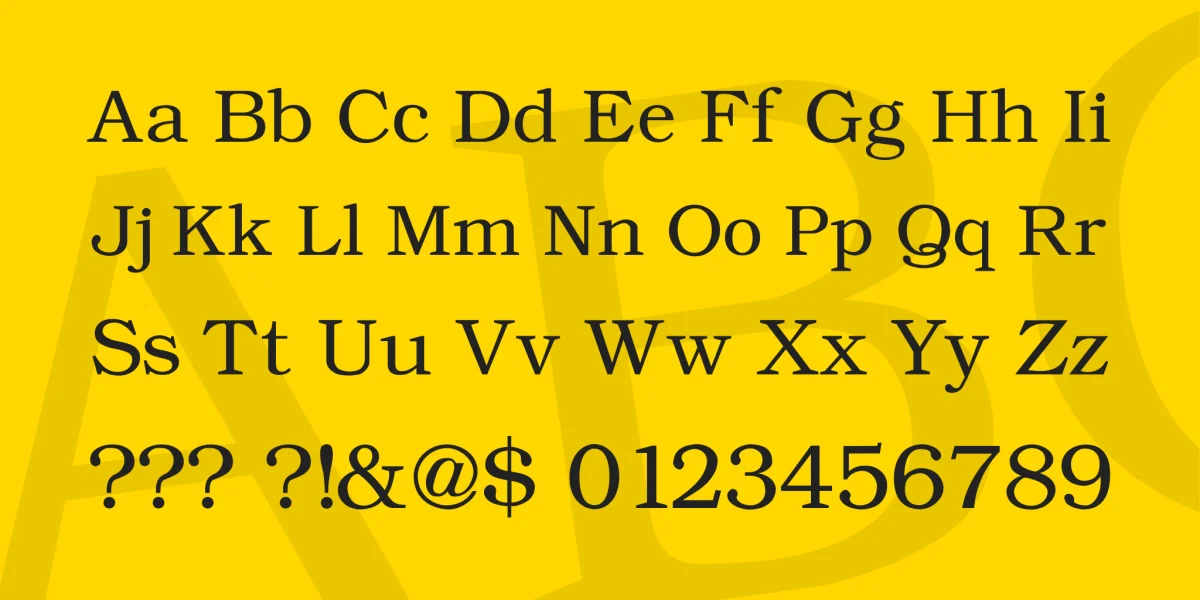Angleterre Book Font preview 4