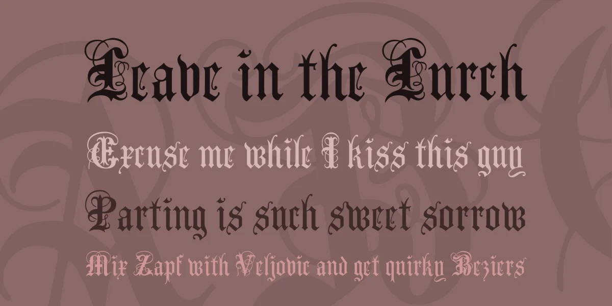 AnglicanText Font preview 2