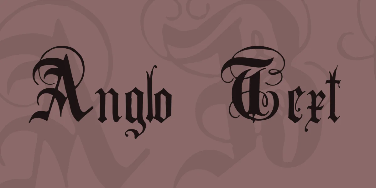 Anglo Text Font