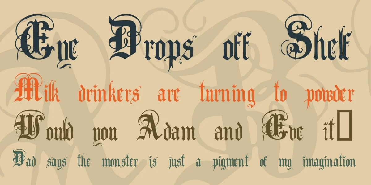 Anglo Text Font preview 2