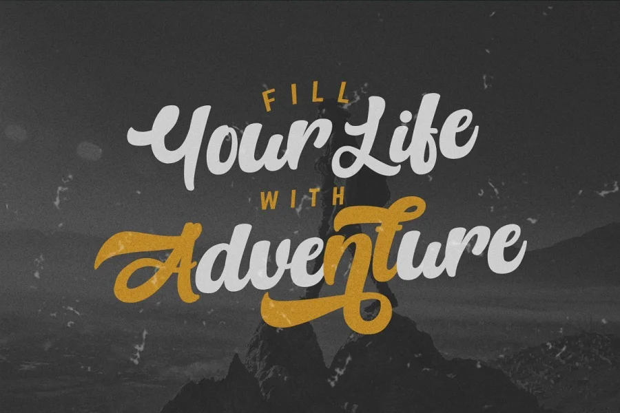 Anhattan Font preview 3