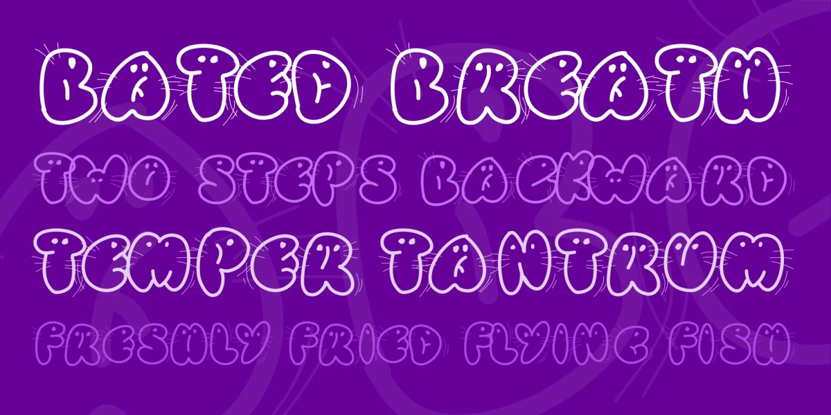 Animaletters Font preview 2