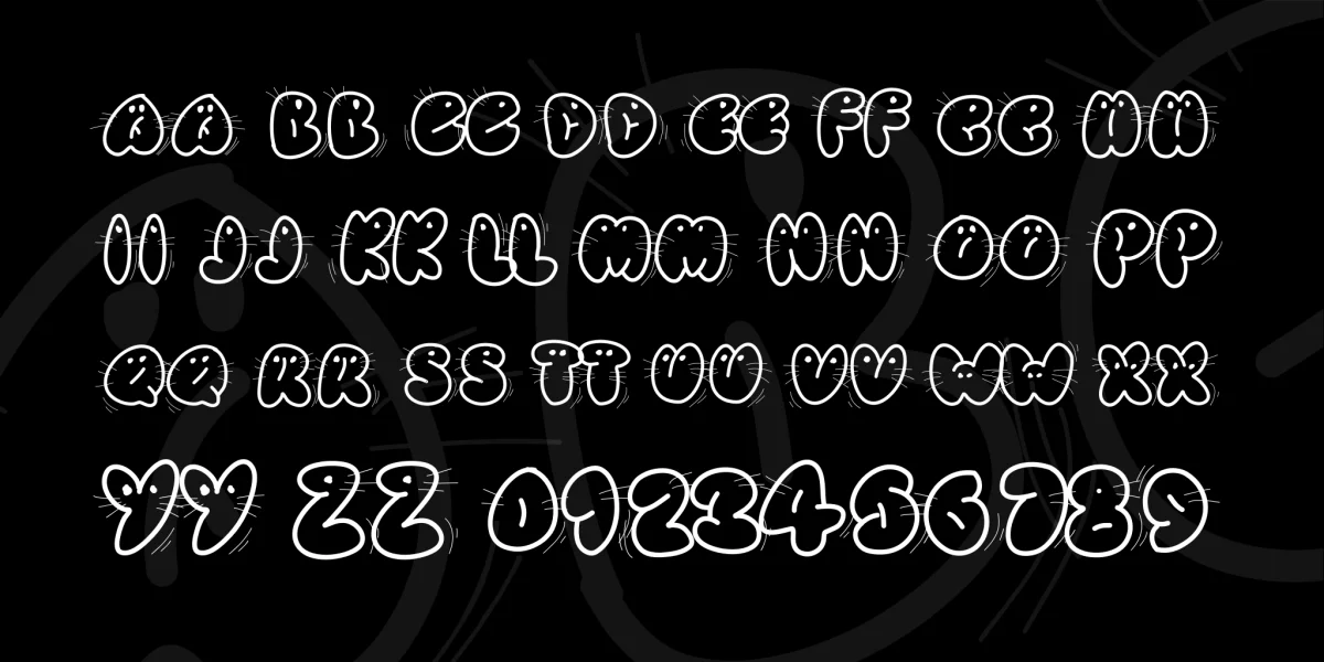 Animaletters Font preview 3
