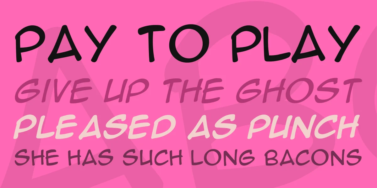 Anime Ace Font Family preview 2