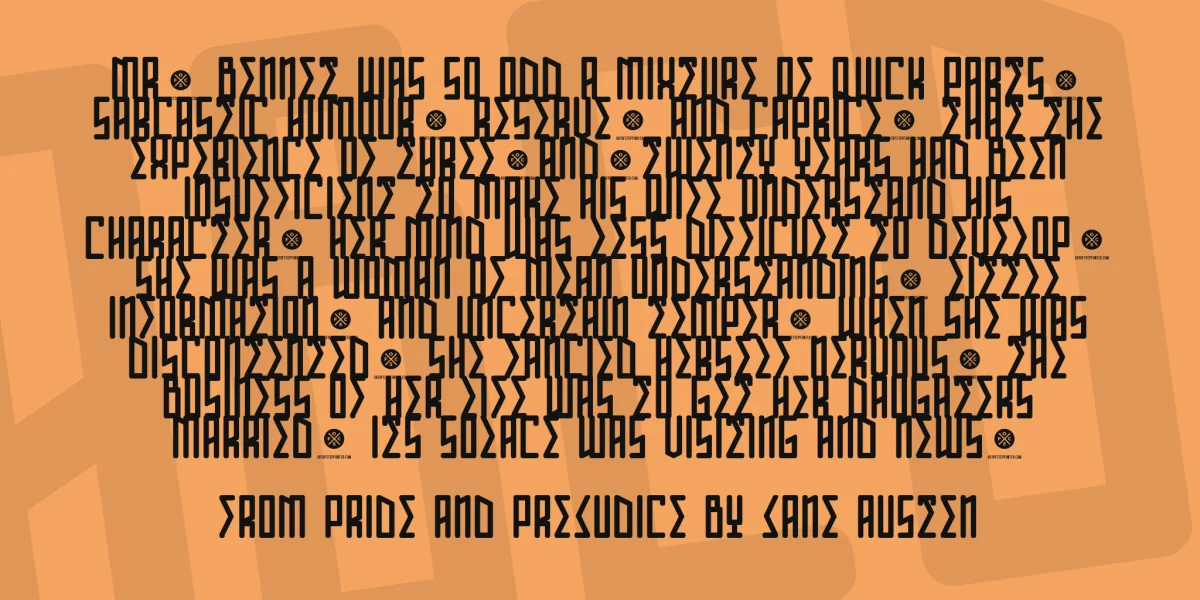 ANNIHILATION Font preview 3