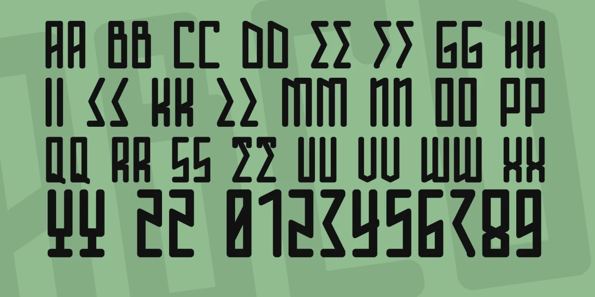 ANNIHILATION Font preview 4