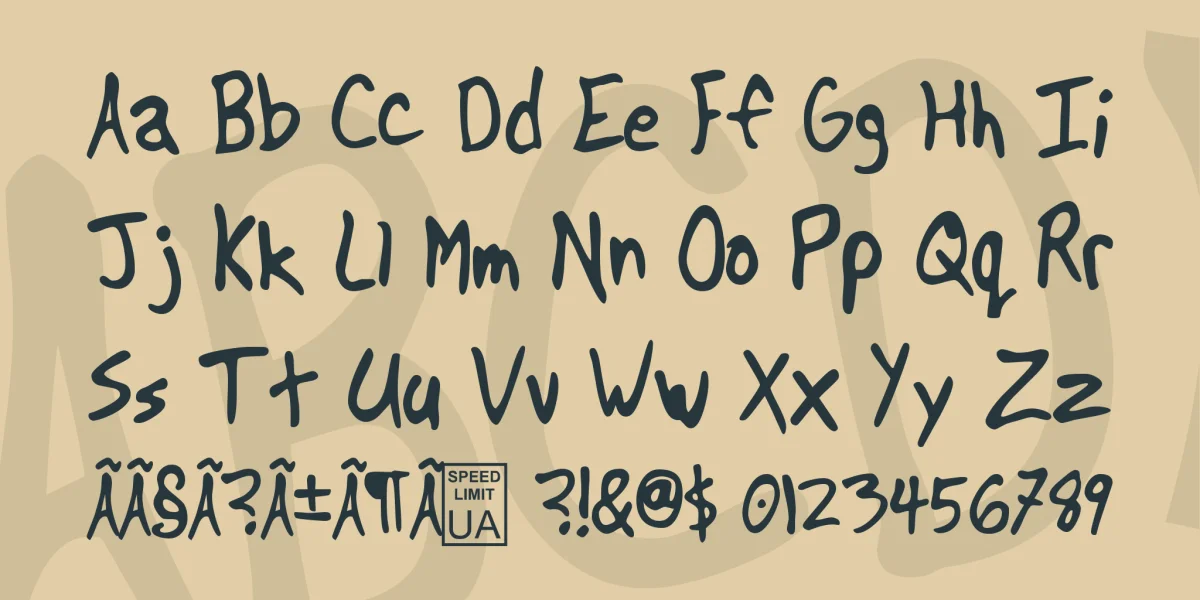 Another Font preview 4