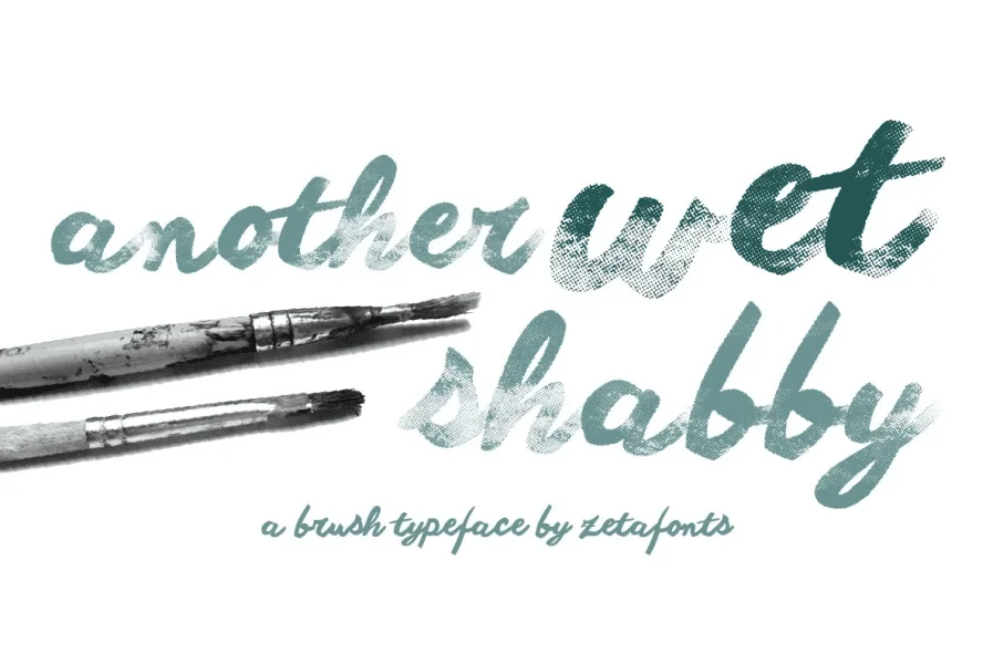 Another shabby Font Family preview 10