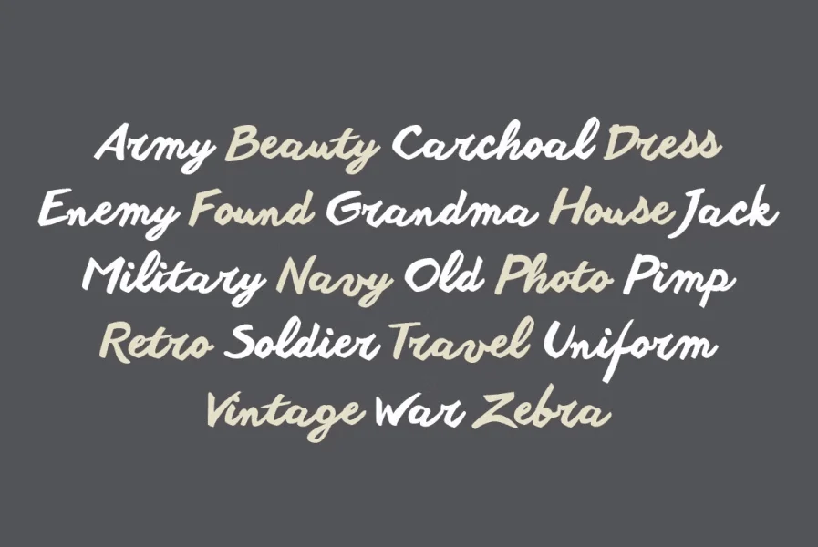 Another shabby Font Family preview 8