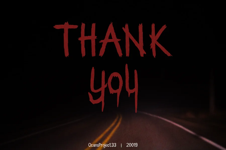 AnotherScream Font preview 6