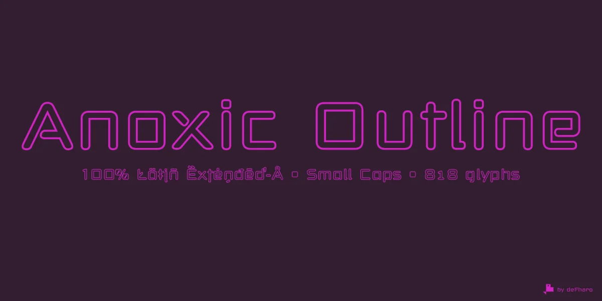 Anoxic Font Family preview 5