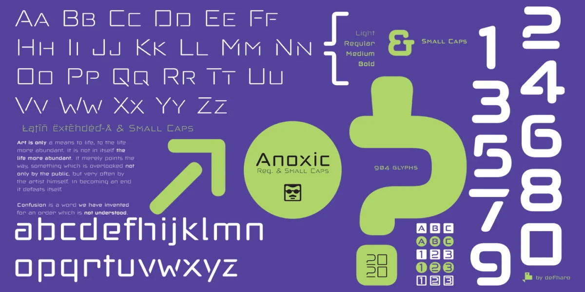 Anoxic Font Family preview 6