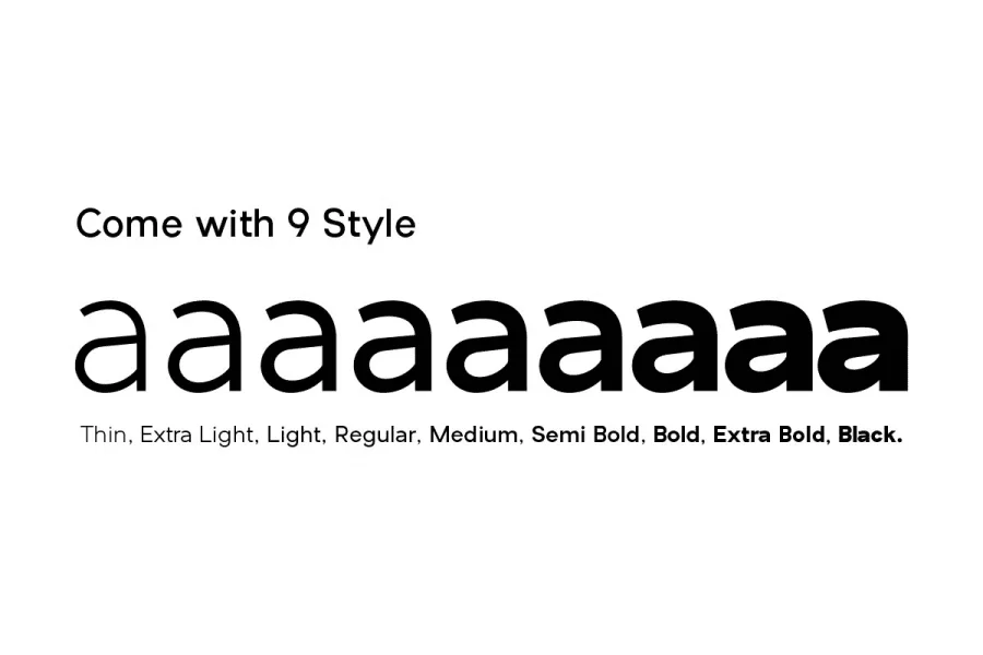 Antapani Font preview 3