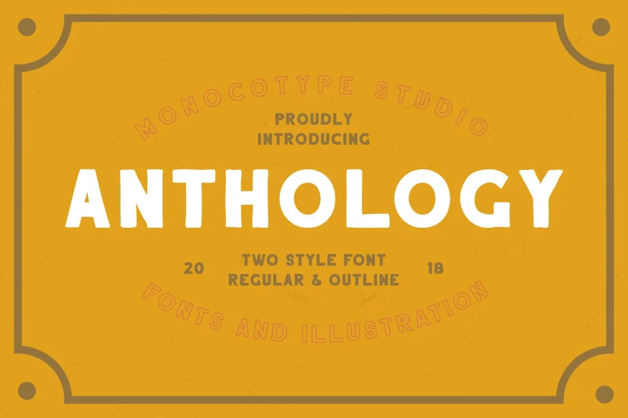 Anthology Font Family preview 3