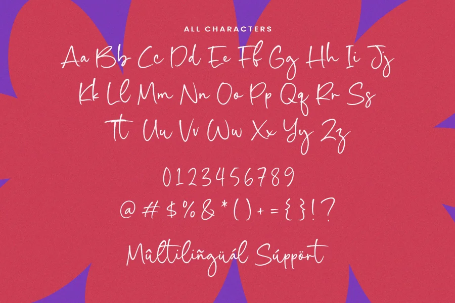 Anthony Gilford Font preview 6