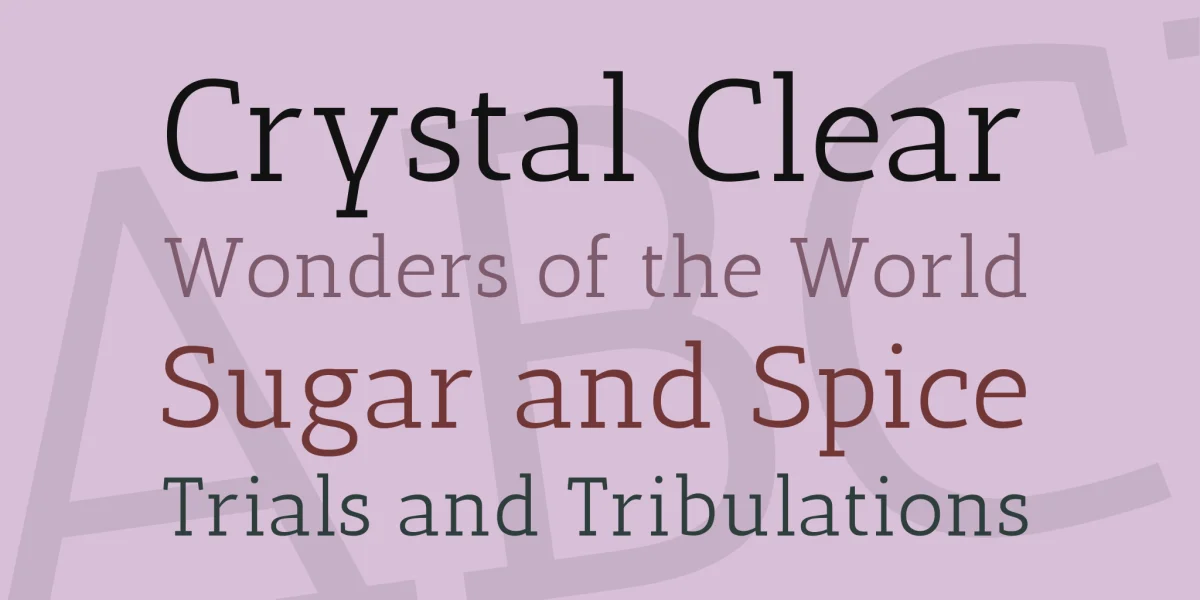 Antic Slab Font preview 2