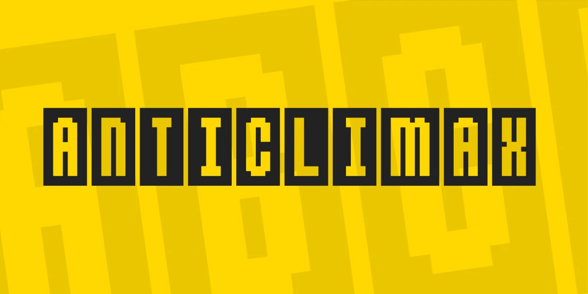 Anticlimax Font
