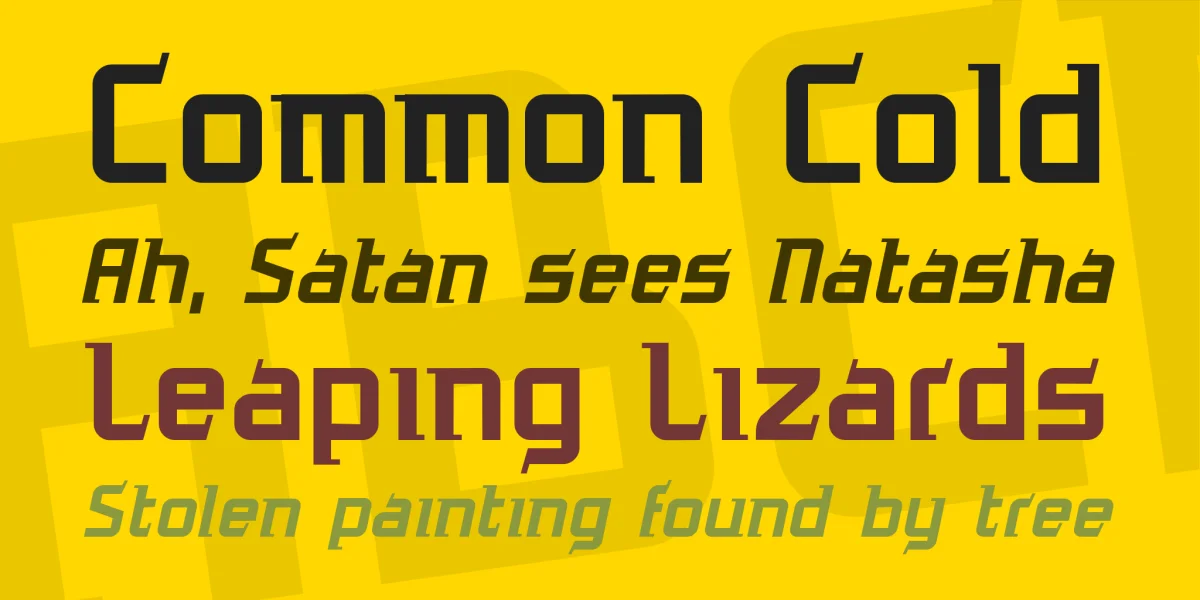 Antigrav BB Font Family preview 2