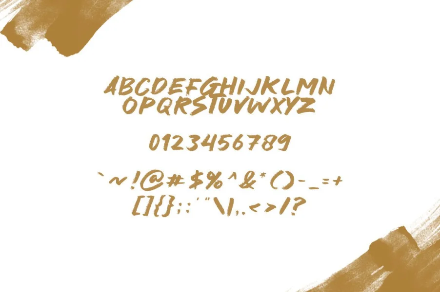 Antihero Font preview 4