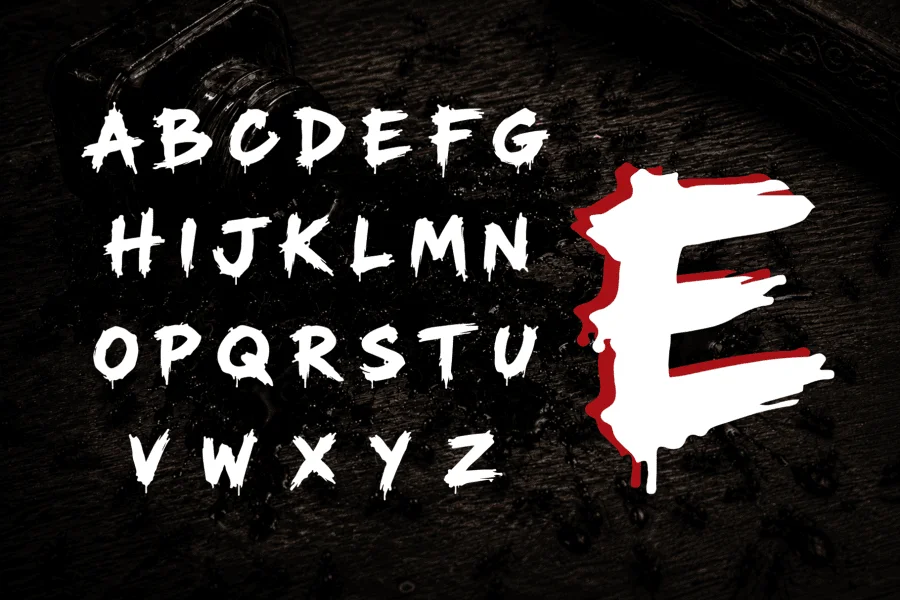 Antiink Font preview 3
