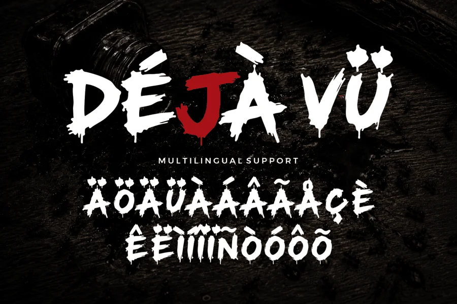 Antiink Font preview 4