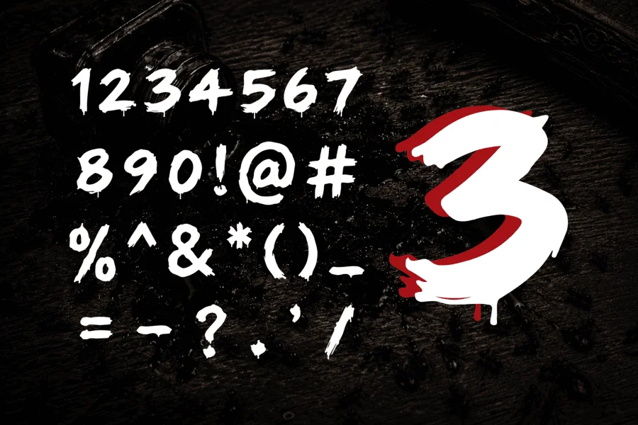 Antiink Font preview 7