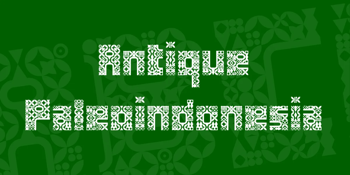 Antique Paleoindonesia Font preview 2