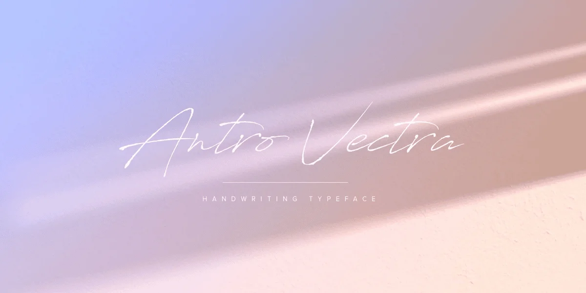 Antro Vectra Font Family